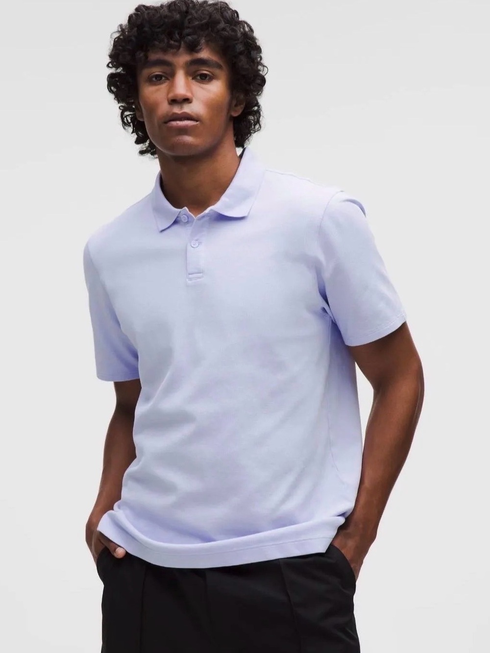 lululemon Men's Polo in Serene Blue